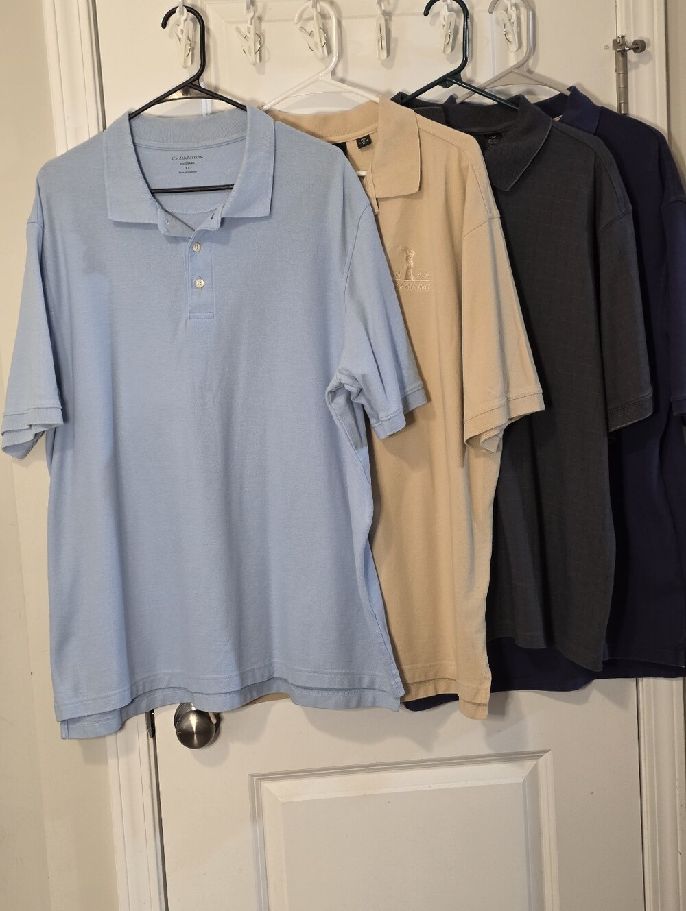 Men’s XL Polo Shirt Bundle 4 Pack Performance Casual Golf